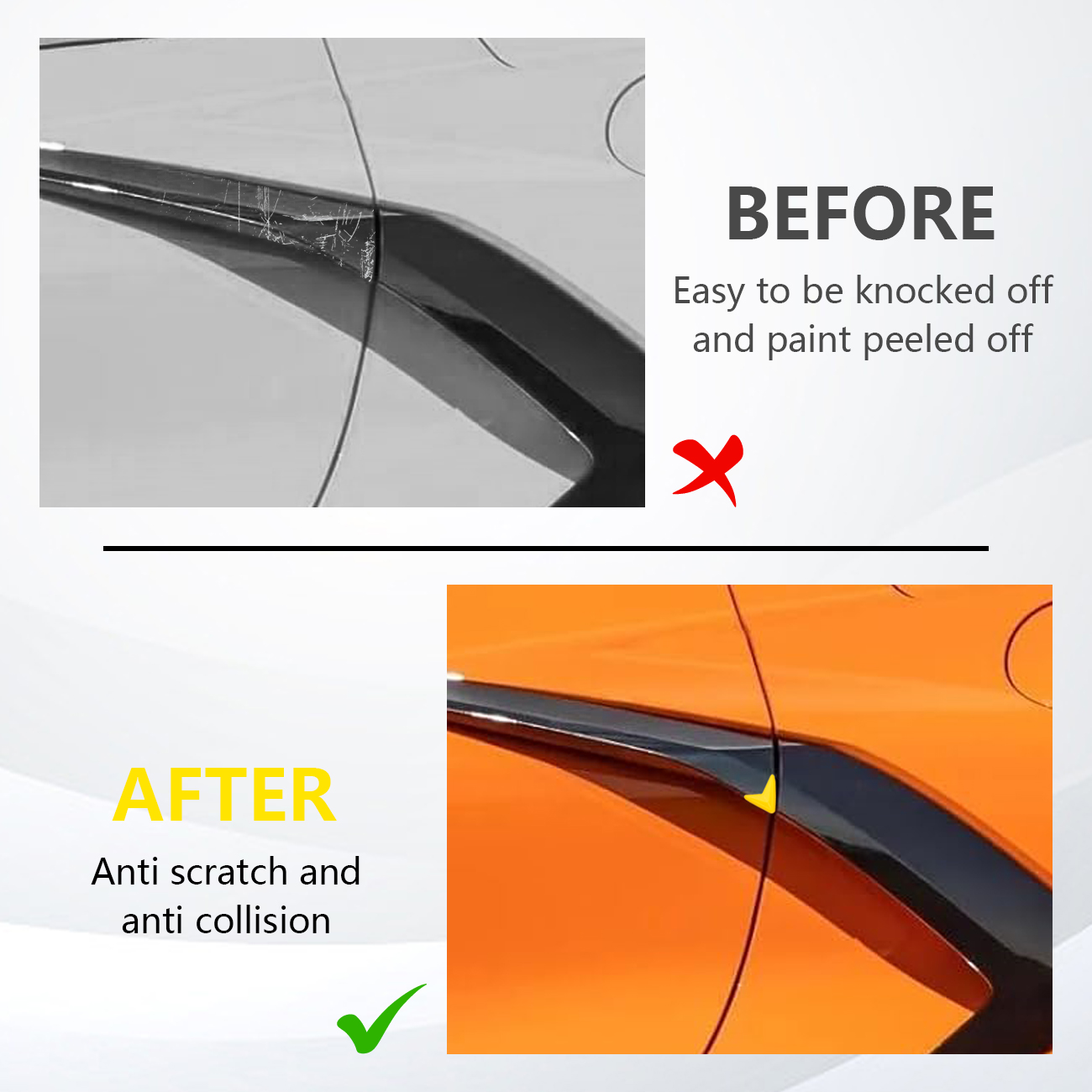 Anti-Collision Vehicle Door Corner Protector for Chevrolet Corvette C8 2020-2024 - Picture 16 of 25