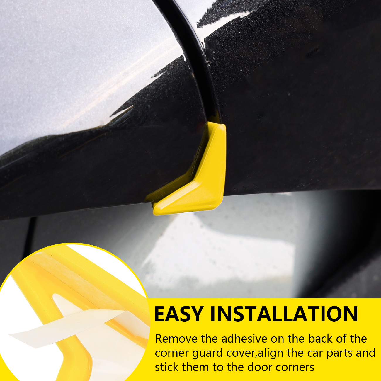Anti-Collision Vehicle Door Corner Protector for Chevrolet Corvette C8 2020-2024 - Picture 18 of 25
