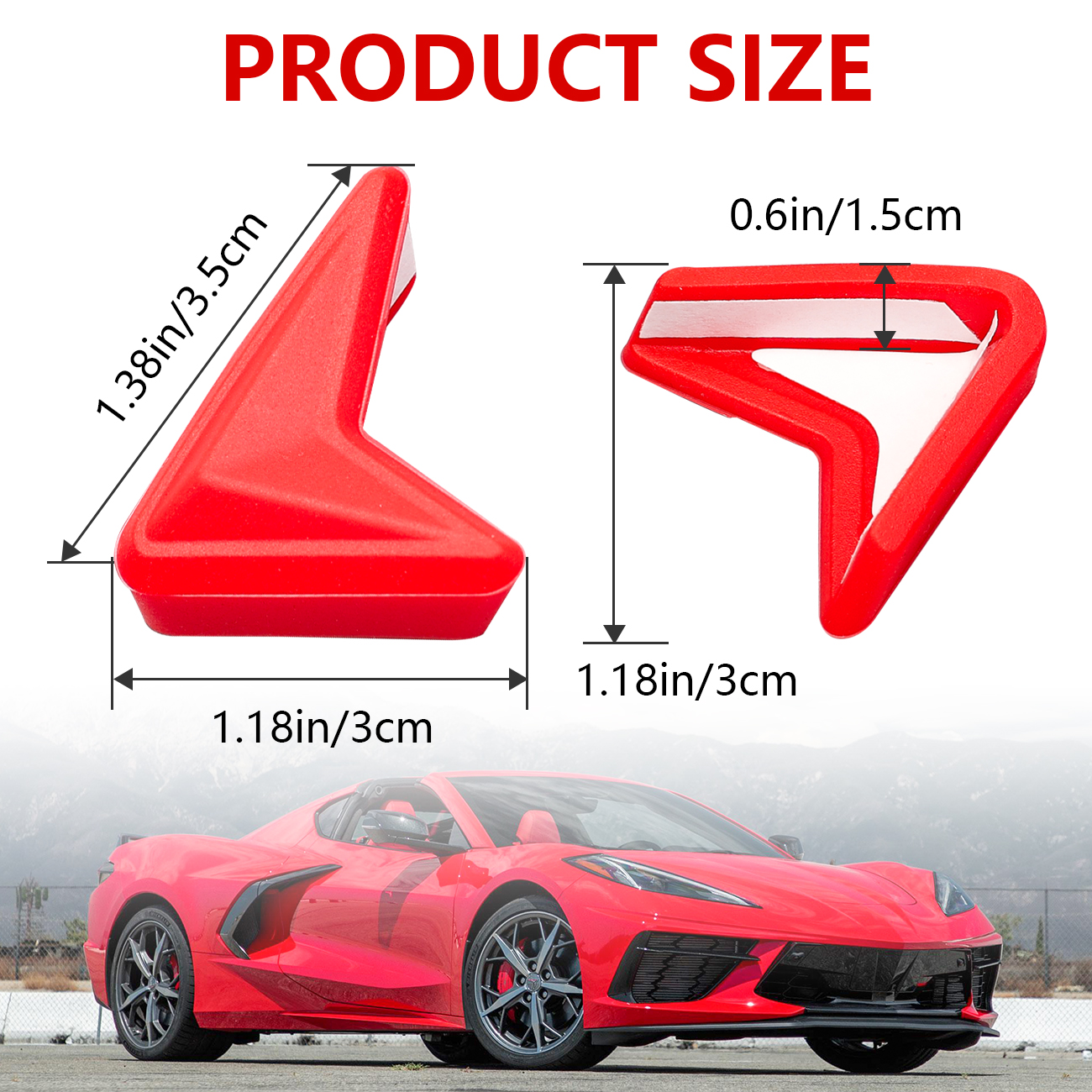 Anti-Collision Vehicle Door Corner Protector for Chevrolet Corvette C8 2020-2024 - Picture 12 of 25