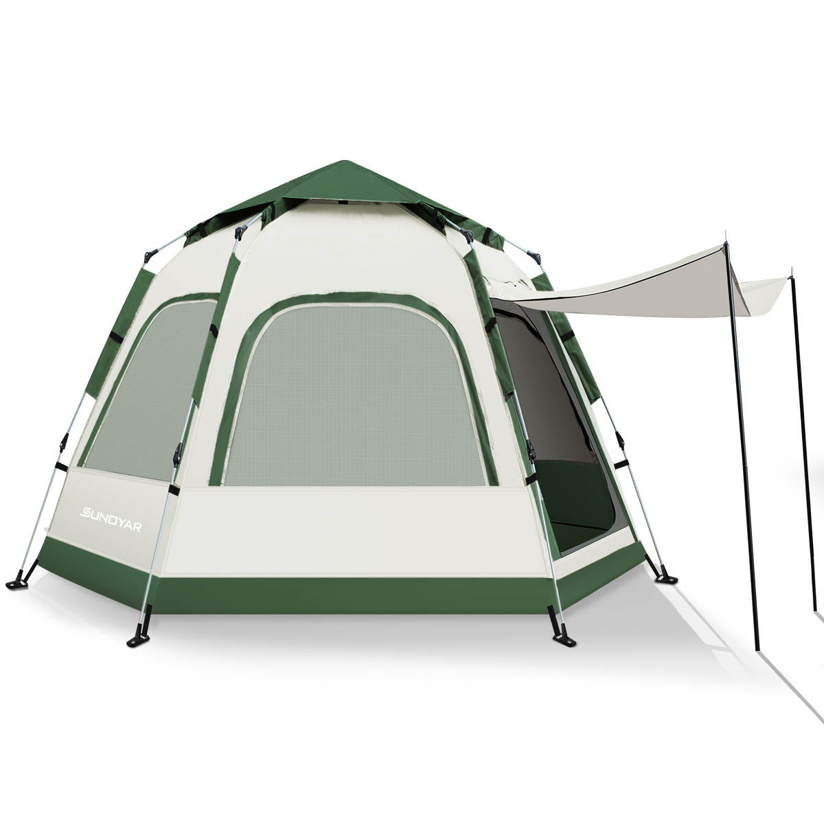 4-6 Person Camping Tent with Carry Bag Instant Tent for Outdoor/Hiking/Traveling
