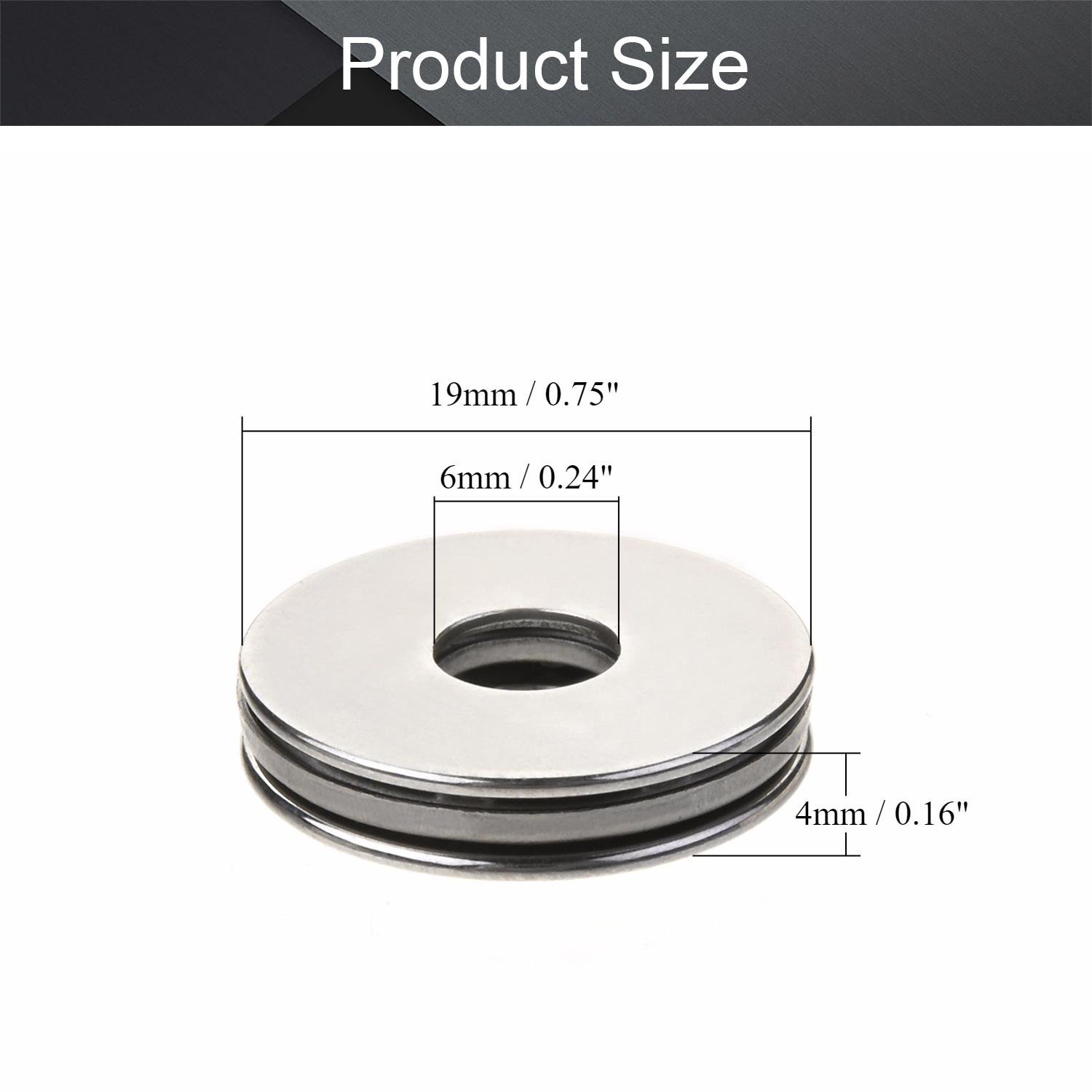 Various Models AXK+2AS Thrust Ball Bearing Needle Roller Bearings Steel Washers