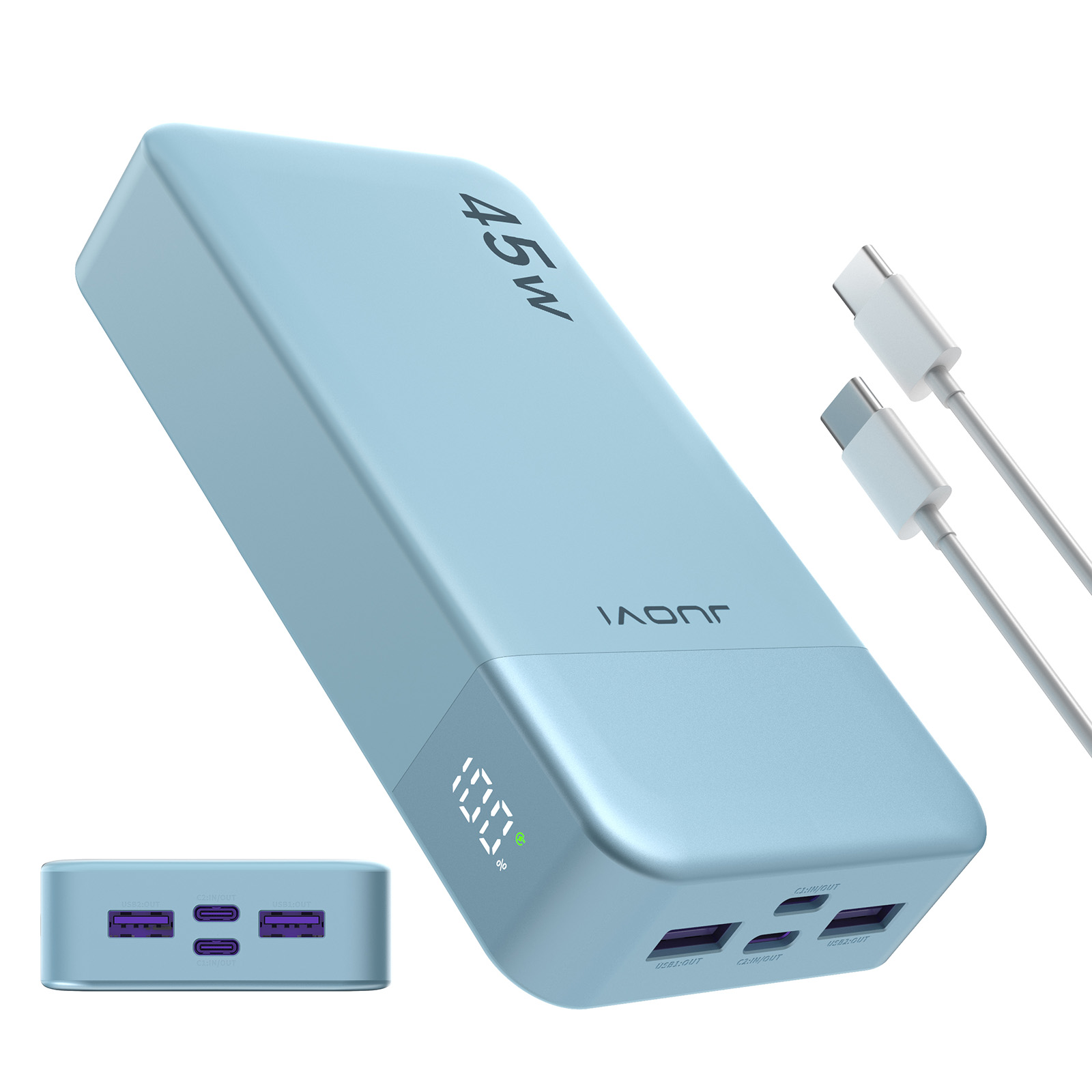 20000mAh External Battery Pack Power Bank Portable Fast Char