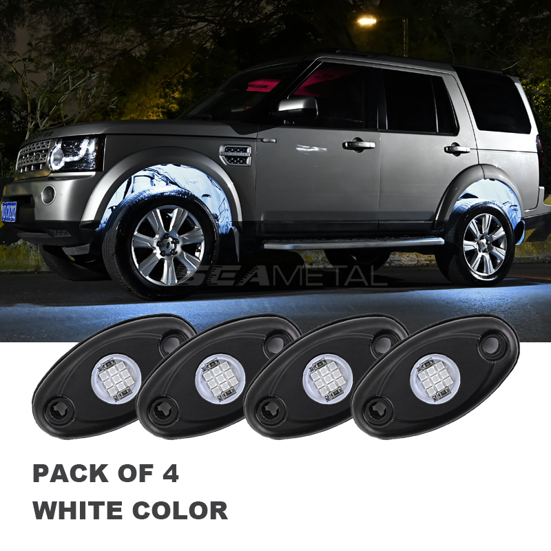 SEAMETAL LED Rock Lights Underbody Light 9W For Jeep Offroad Truck ATV UTV 4X4 - Picture 13 of 14