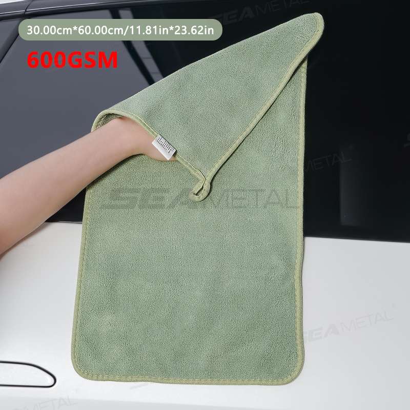 600GSM Microfiber Car Wash Drying Towel Auto Detailing Cleaning Cloth No Scratch - Picture 10 of 11