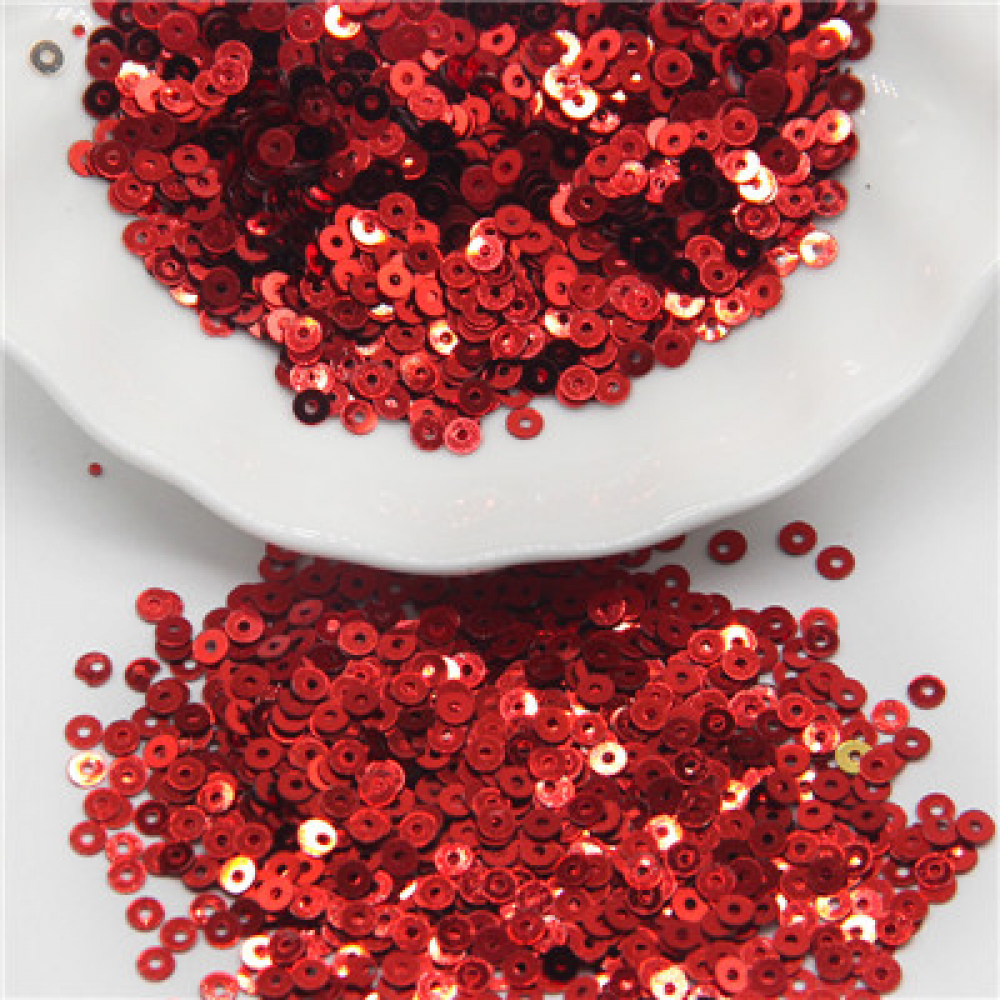 Sequin Paillette 6mm 3D Cup Plum Blossom Flower Sequins Sewing Craft  Embellishment Women Garments Sewing Accessories 50g : : Home