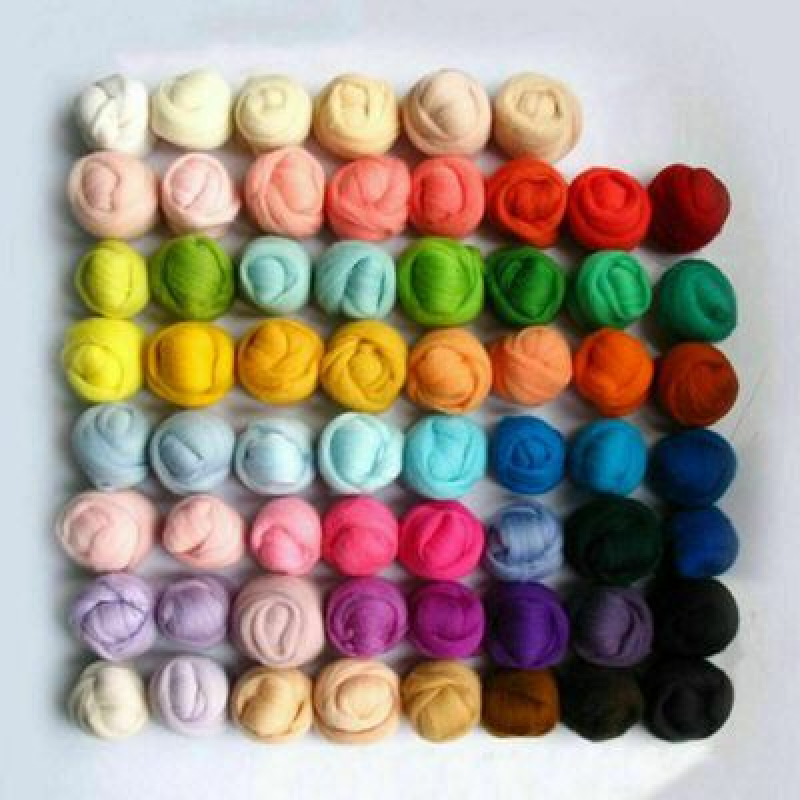 Wool Felt Kit Handmade Needle Felting Kit Starter Kit Felting Fabric - Picture 34 of 38