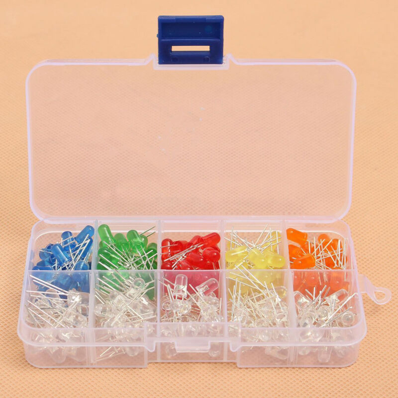 Assorted LEDs, 3mm and 5mm in 5 Different Colors, Electronic Components - Picture 13 of 14