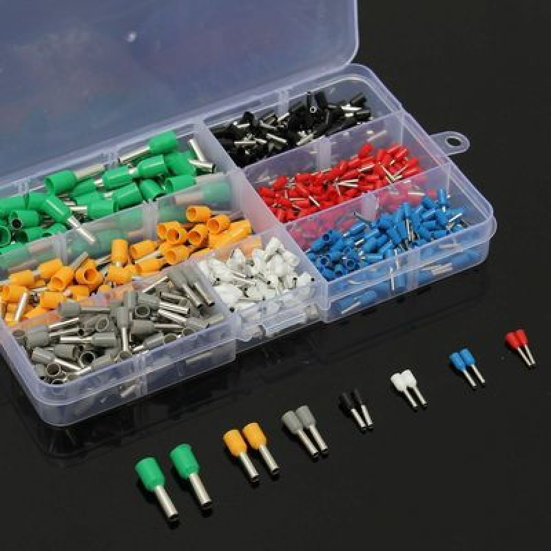 Cable Wire Connector Electrical Tube Terminals Pre-Insulated Crimping Sleeve - Picture 18 of 23