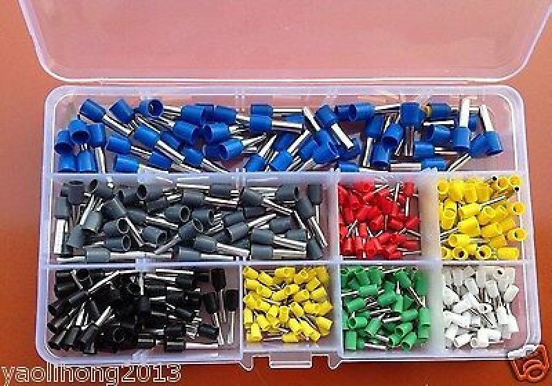 Cable Wire Connector Electrical Tube Terminals Pre-Insulated Crimping Sleeve - Picture 15 of 23
