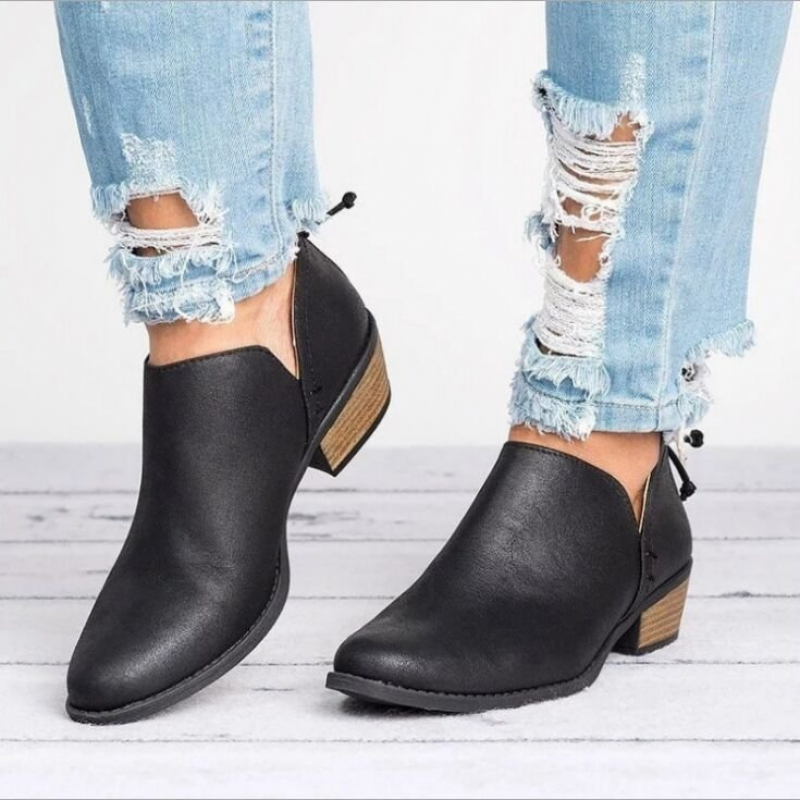 Womens low deals heel boots