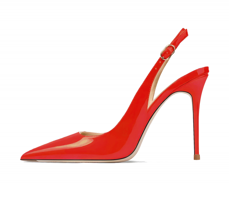 Moda Para mujeres Punta Punta Tacones Altos Imitación Cuero Bomba Cordones Fiesta Sandalias - Imagen 17 de 24