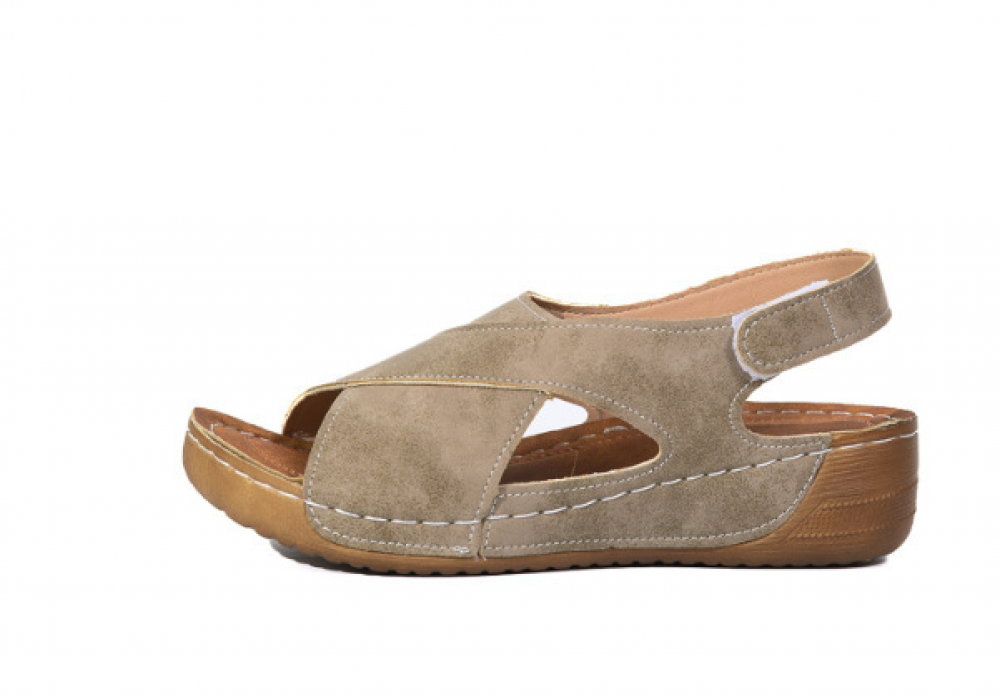 Damen Orthopädische Sandalen Bequeme Hausschuhe Peep Toe Offener Schuhe Sommer - Picture 22 of 24