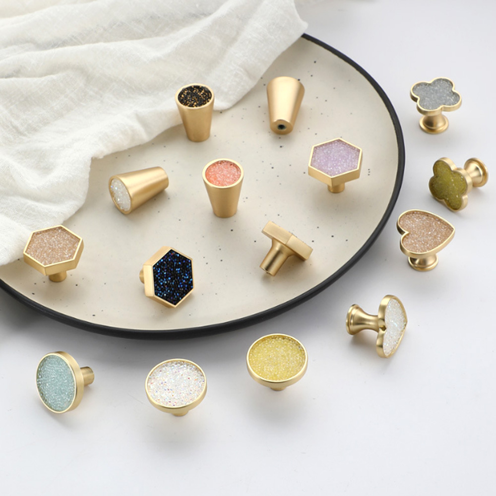 TopHomer Schrankgriffe 6-tlg - Keramik Zinklegierung Griffe Für Küche & Schränke