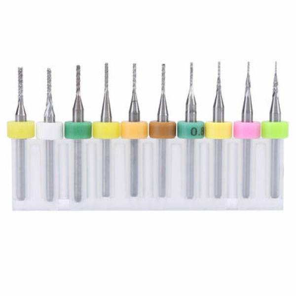 10 Stück Hartmetall Micro Mini CNC Bohrer Bit Set für Leiterplatten - Bild 18 von 21