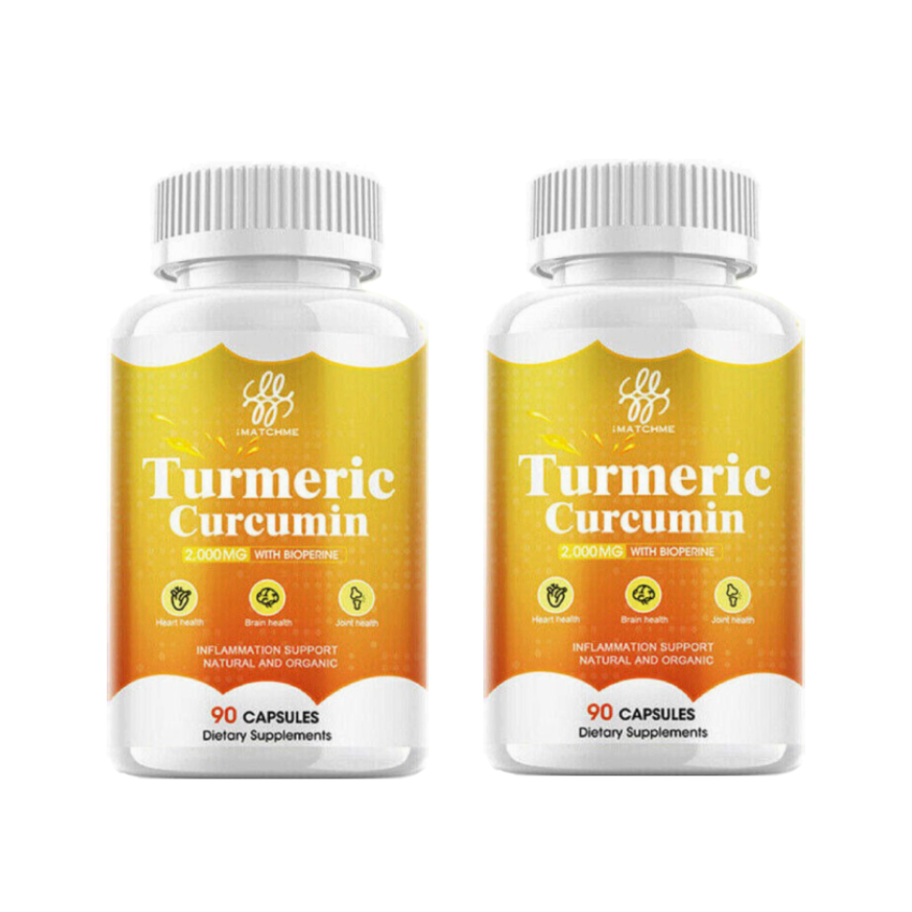 Turmeric Curcumin 2000mg With Pepper Joint Pain Relief, Maxx Strength Capsules