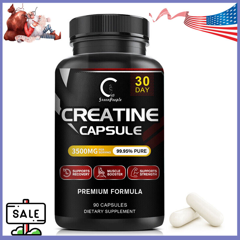 Creatine Monohydrate 99.95% Pure Muscle Growth Strength, Performance & Recovery~
