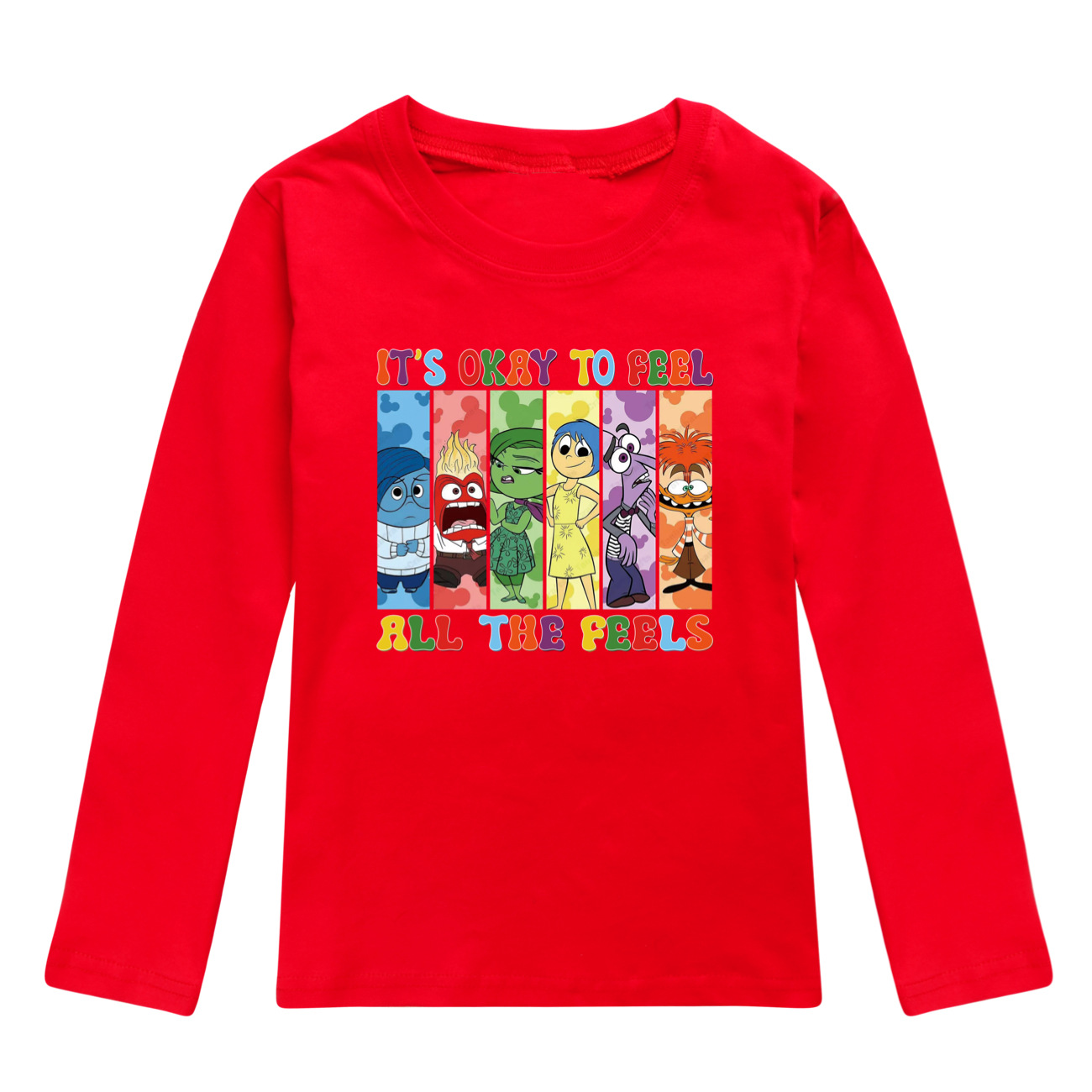 Kids Boys Girls Inside Out2 Long Sleeve T-shirt Casual Cotton Tshirt Tops 2-14Y - Picture 39 of 49
