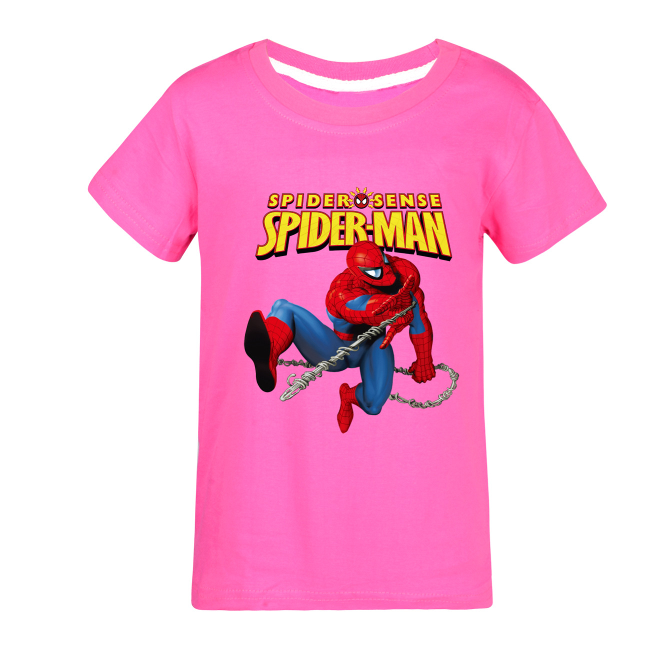 New Kids Boys Spiderman Summer Short Sleeve T-shirt Casual Tops Tee 2-13 Year UK - Picture 38 of 57