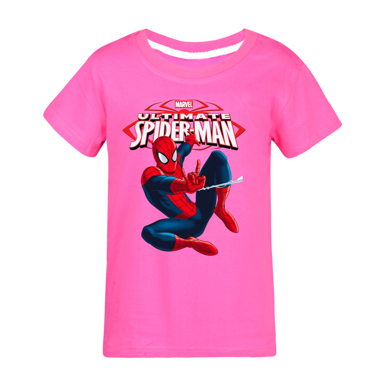New Kids Boys Spiderman Summer Short Sleeve T-shirt Casual Tops Tee 2-13 Year UK - Picture 50 of 57