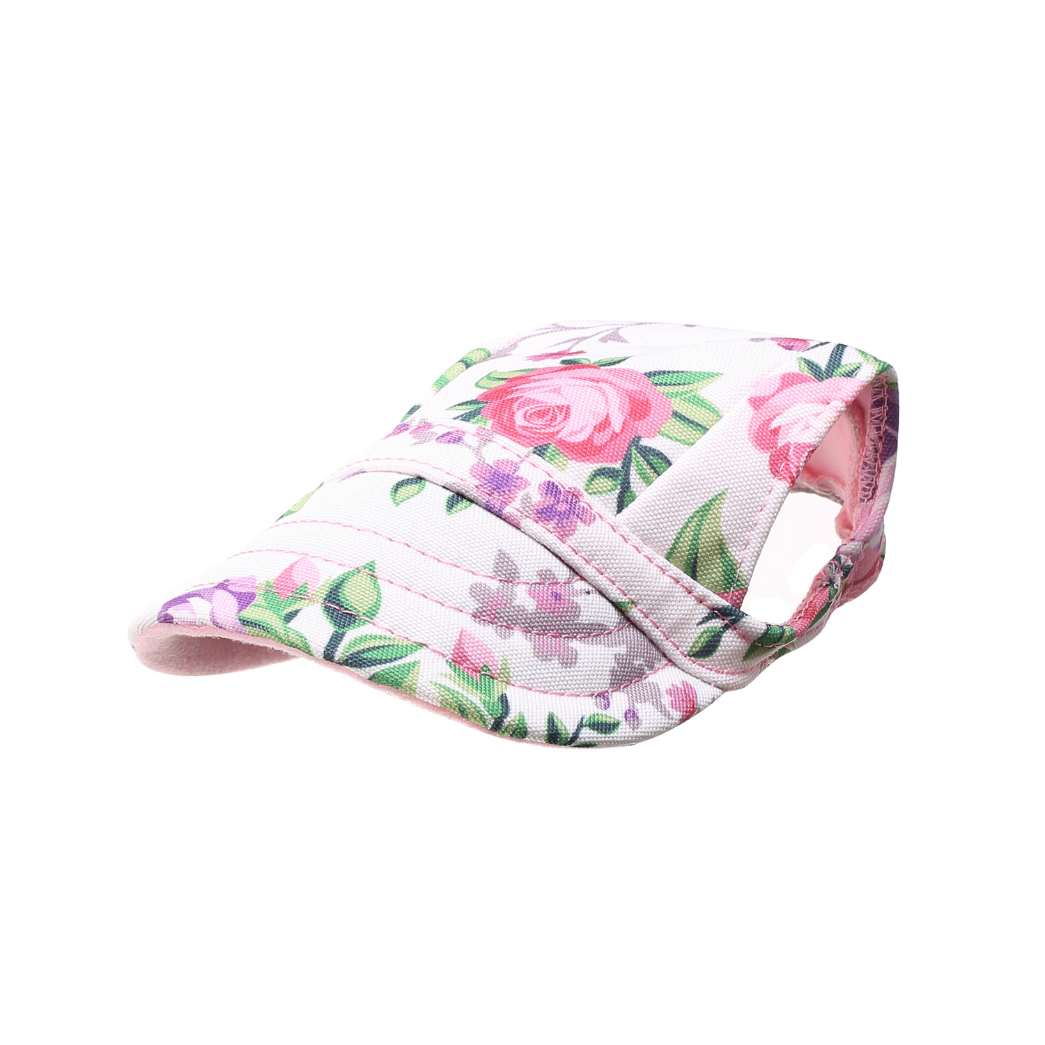 Pet Cap Breathable Summer Sunhat Cloth Mesh Canvas Hat For Small Medium Dog Cat