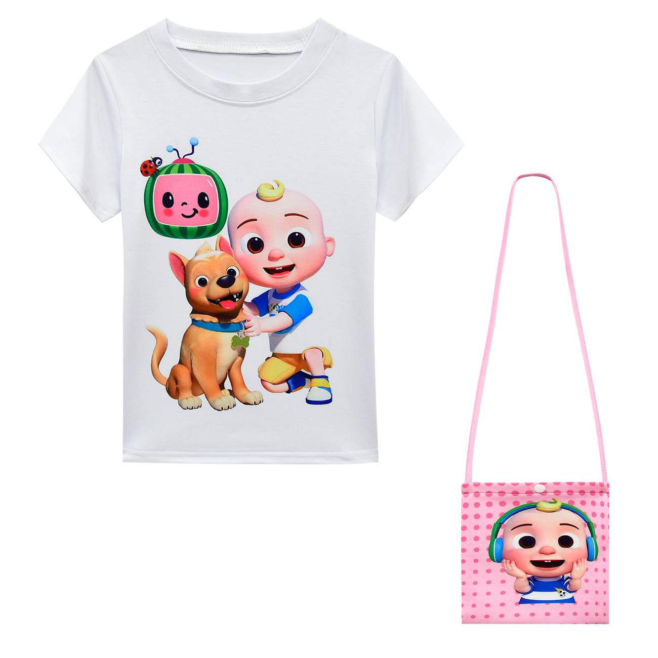 Girl Cocomelon Friend Costume T-Shirt Top Skirt Bag Hat Outfit Party Fancy Dress - Picture 38 of 52
