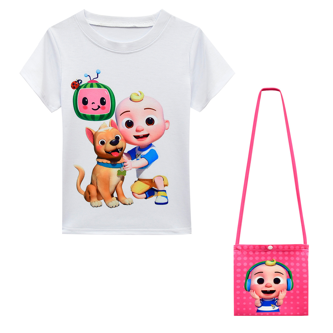 Girl Cocomelon Friend Costume T-Shirt Top Skirt Bag Hat Outfit Party Fancy Dress - Picture 40 of 52