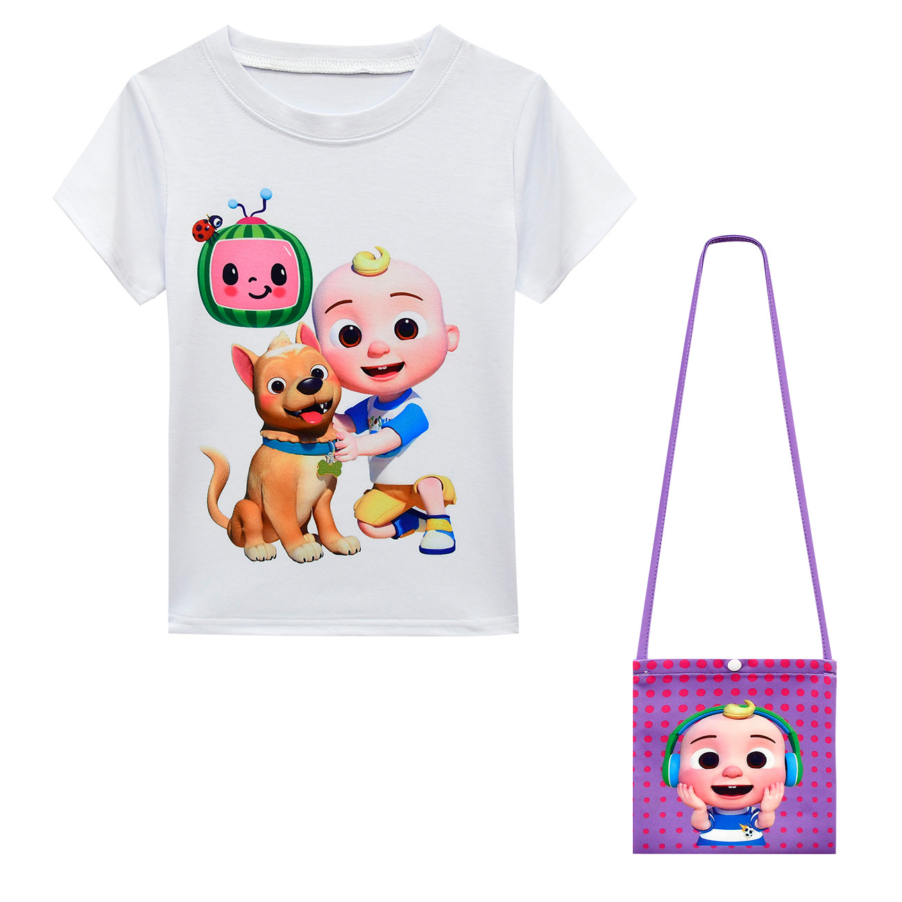 Girl Cocomelon Friend Costume T-Shirt Top Skirt Bag Hat Outfit Party Fancy Dress - Picture 39 of 52