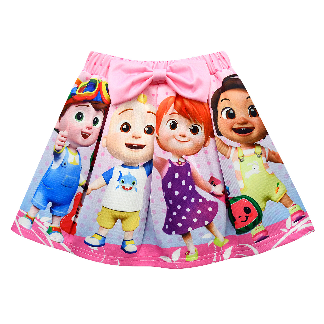 Girl Cocomelon Friend Costume T-Shirt Top Skirt Bag Hat Outfit Party Fancy Dress - Picture 32 of 52