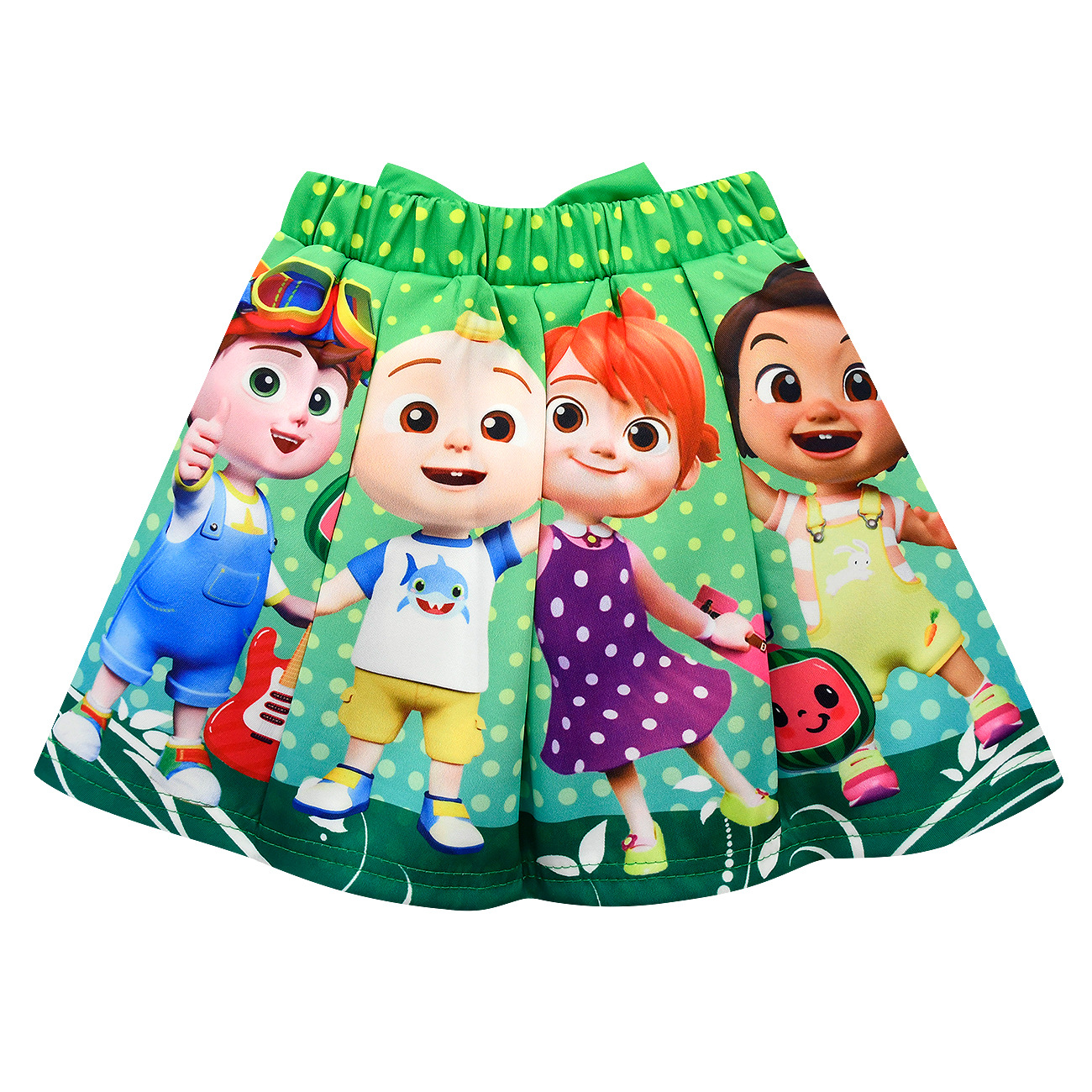 Girl Cocomelon Friend Costume T-Shirt Top Skirt Bag Hat Outfit Party Fancy Dress - Picture 44 of 52
