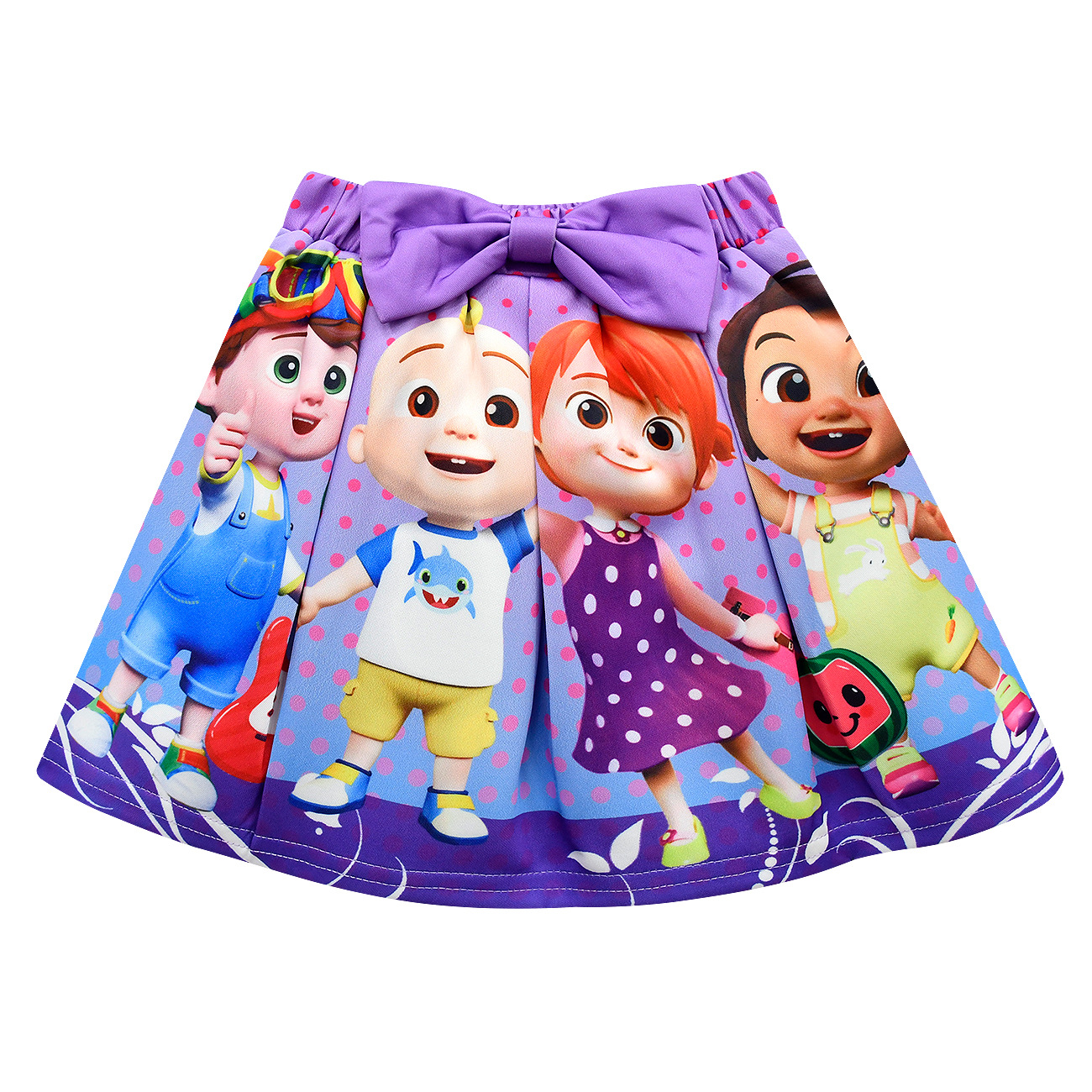 Girl Cocomelon Friend Costume T-Shirt Top Skirt Bag Hat Outfit Party Fancy Dress - Picture 33 of 52