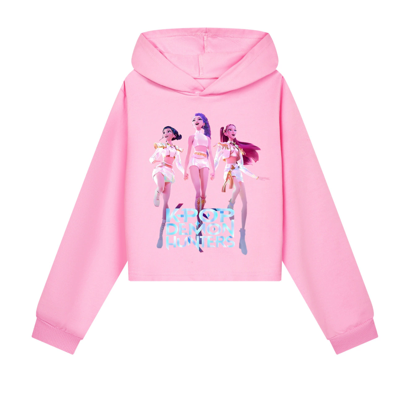 Kids Girls K-POP Demons Hunter Hoodies Long Sleeve Sweatshirt Jumper Pullover UK - Picture 44 of 46
