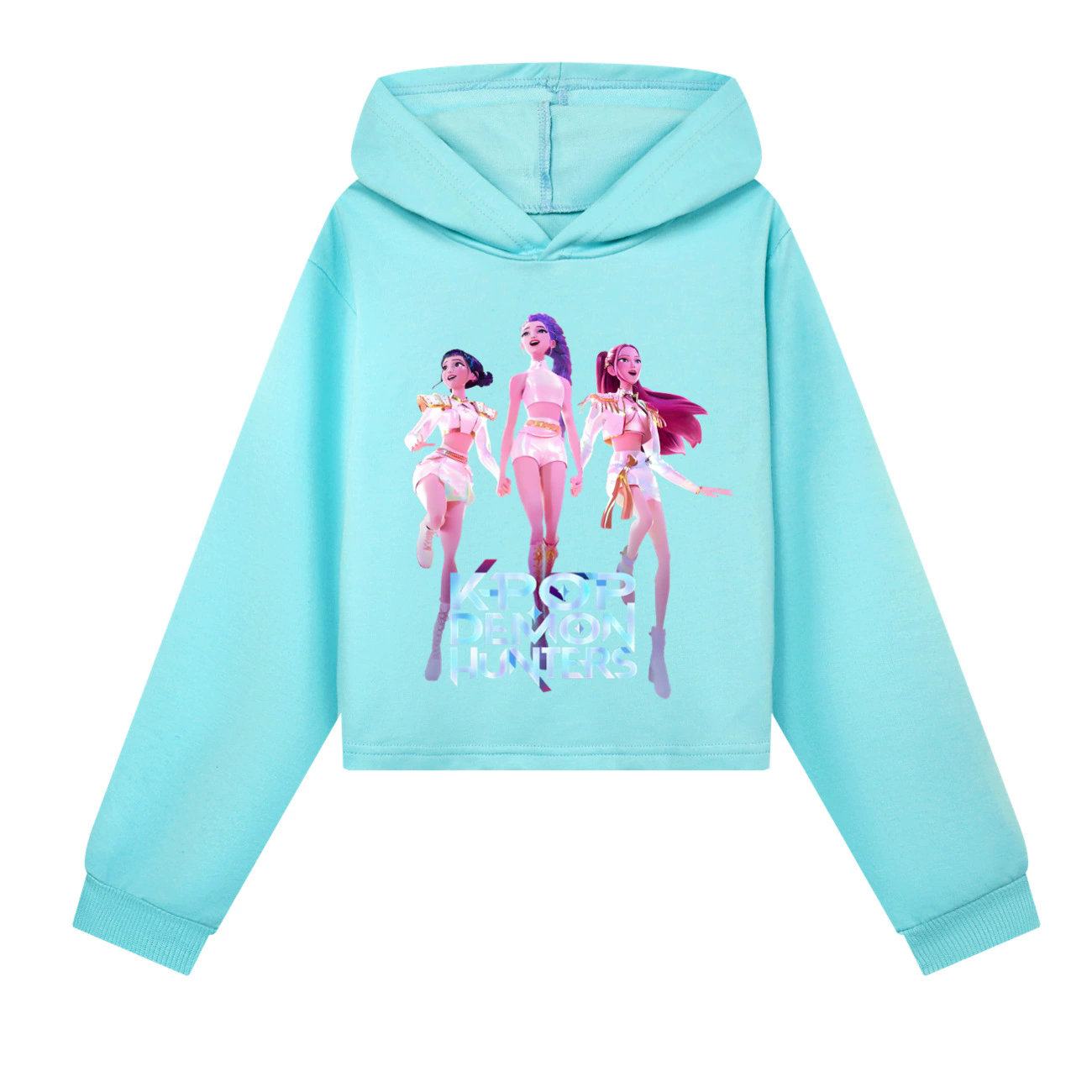 Kids Girls K-POP Demons Hunter Hoodies Long Sleeve Sweatshirt Jumper Pullover UK - Picture 42 of 46