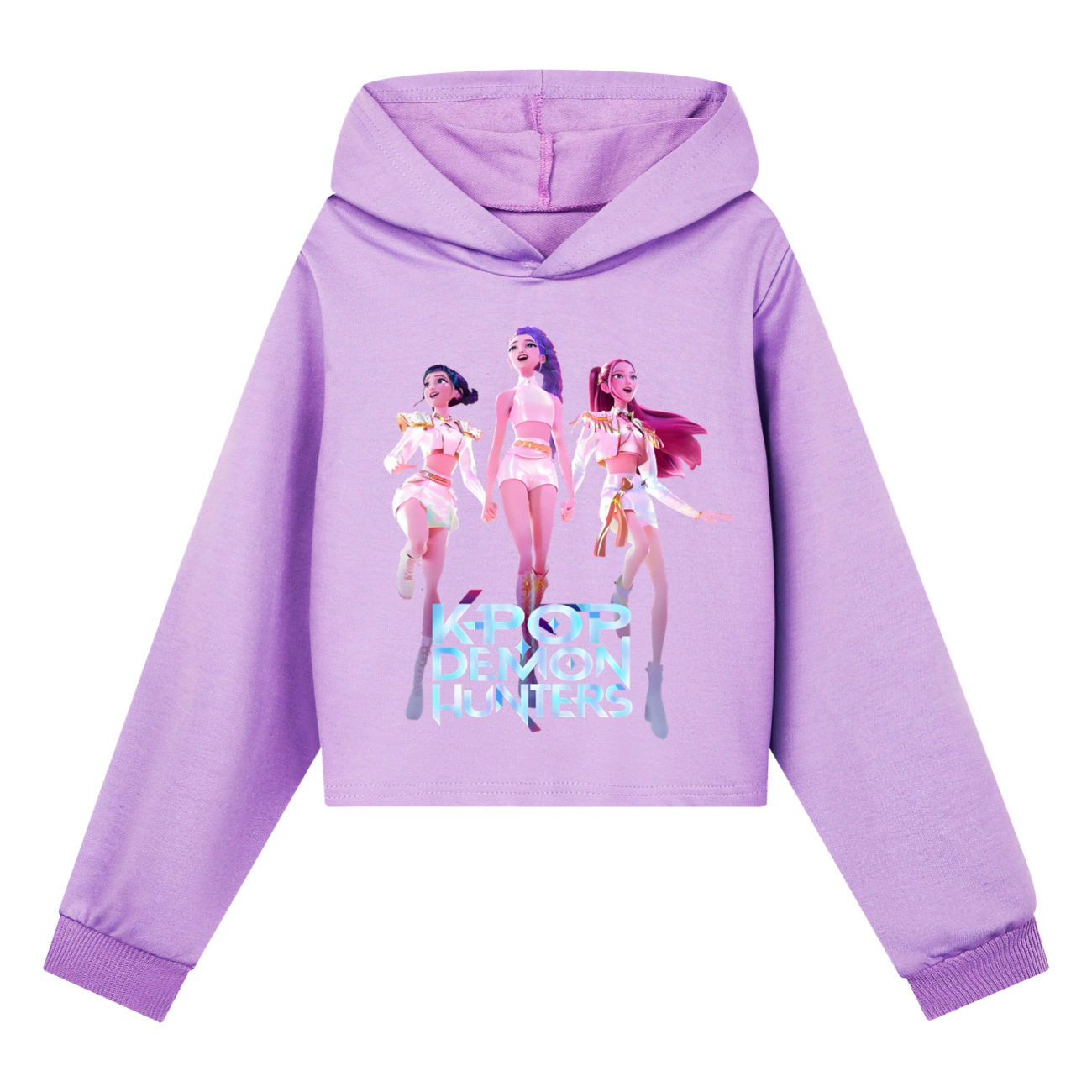 Kids Girls K-POP Demons Hunter Hoodies Long Sleeve Sweatshirt Jumper Pullover UK - Picture 39 of 46