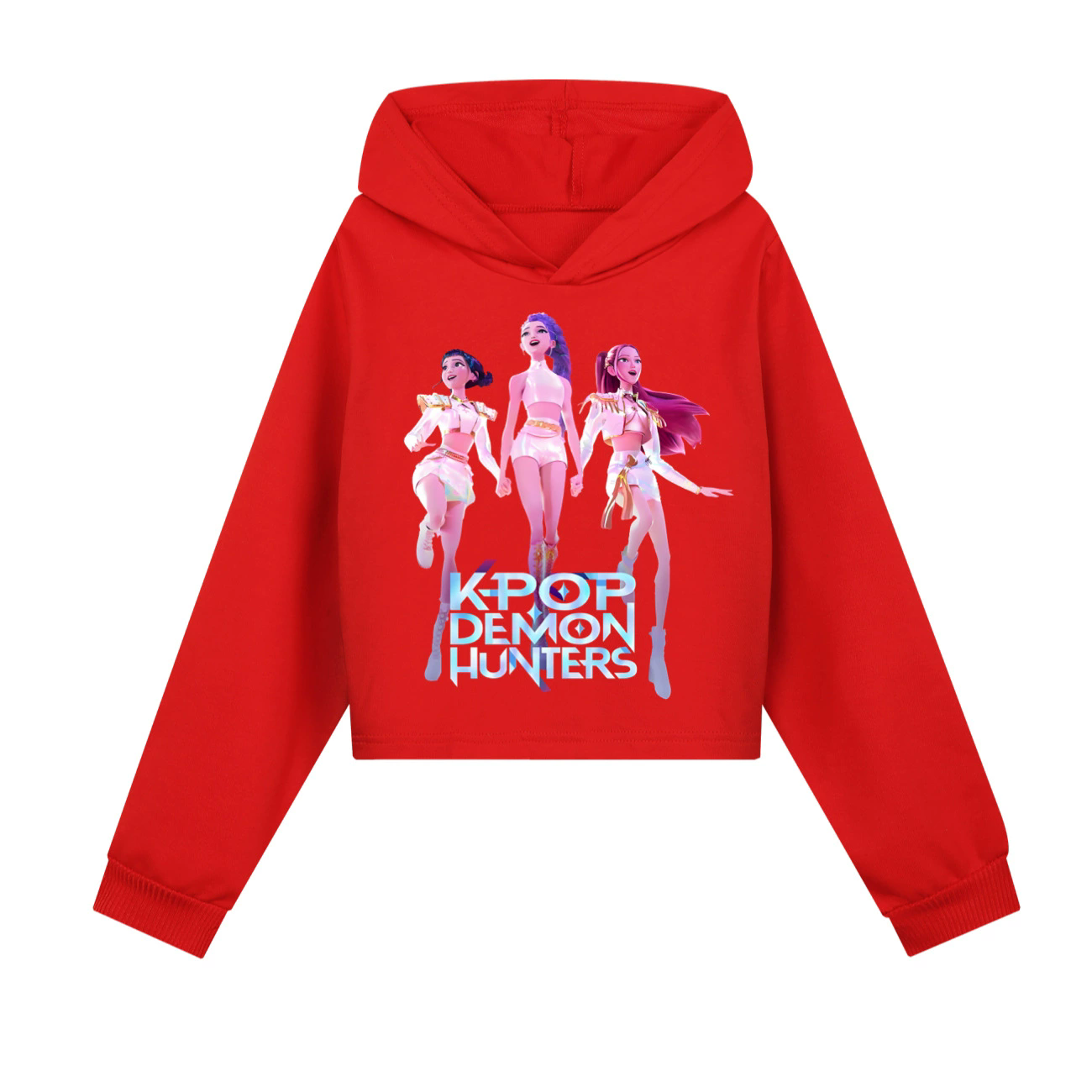 Kids Girls K-POP Demons Hunter Hoodies Long Sleeve Sweatshirt Jumper Pullover UK - Picture 46 of 46