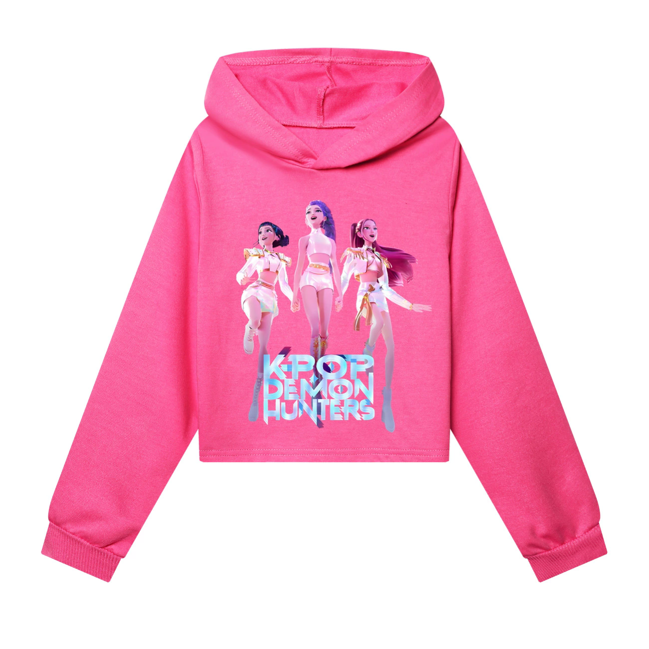 Kids Girls K-POP Demons Hunter Hoodies Long Sleeve Sweatshirt Jumper Pullover UK - Picture 45 of 46