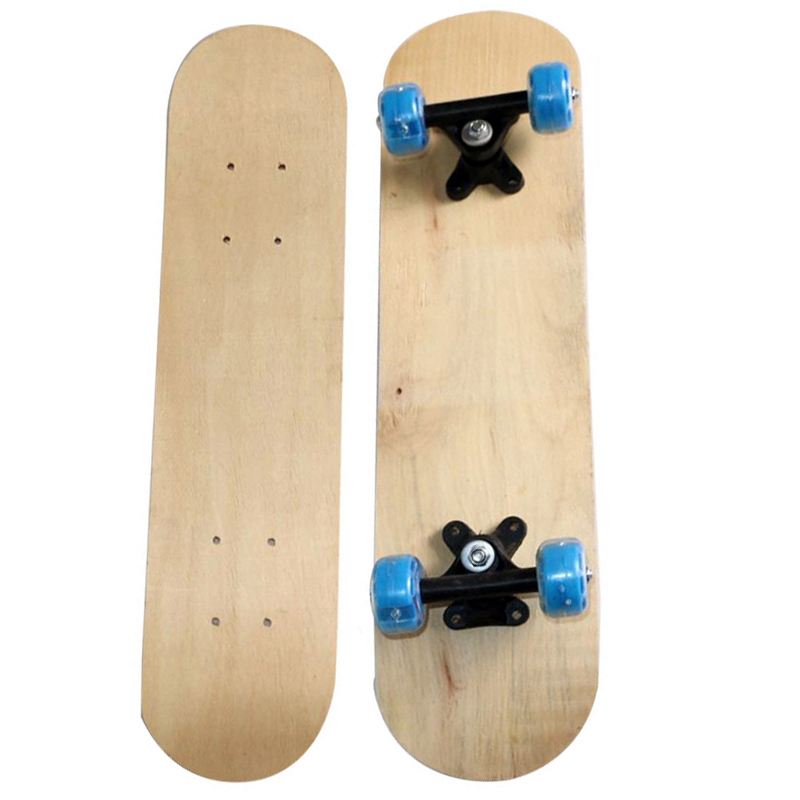 43/60cm Skateboard Wood Maple DIY Double Rocker Skateboard Kids ...