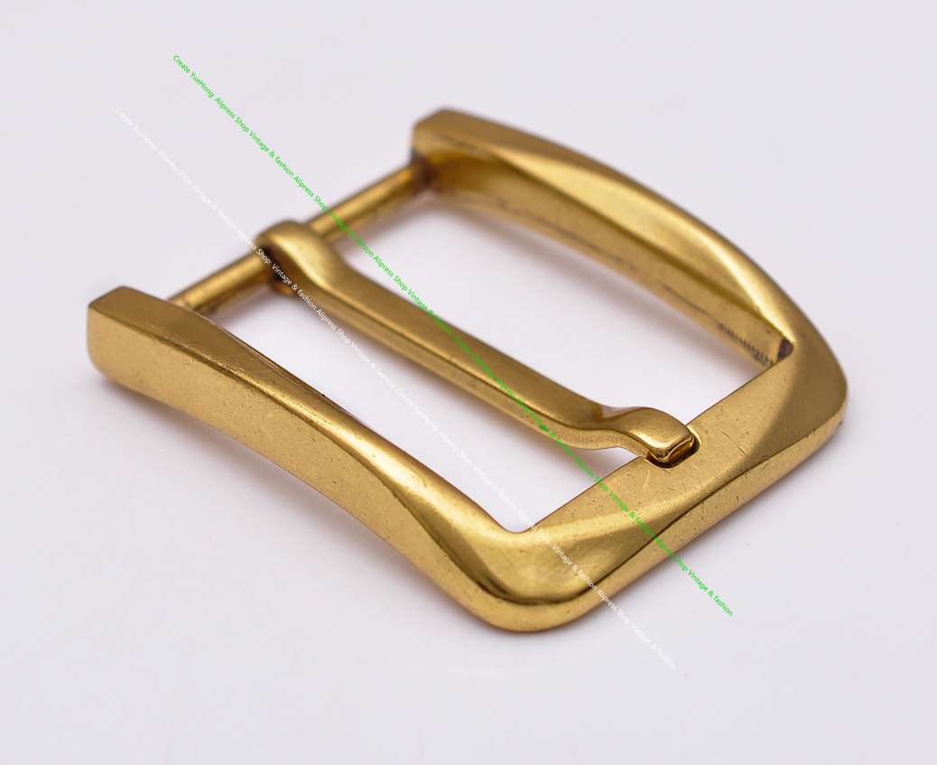 Sturdy Brass Plated Belt Pin Buckles for Men Classic Buckle Jeans Accessory DIY Leather Craft BELT Fit 35mm