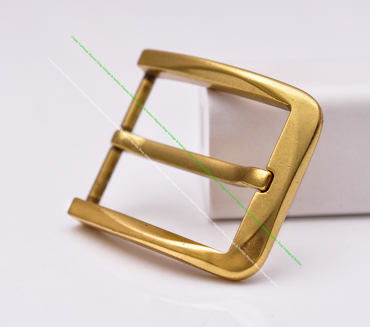 Sturdy Brass Plated Belt Pin Buckles for Men Classic Buckle Jeans Accessory DIY Leather Craft BELT Fit 35mm