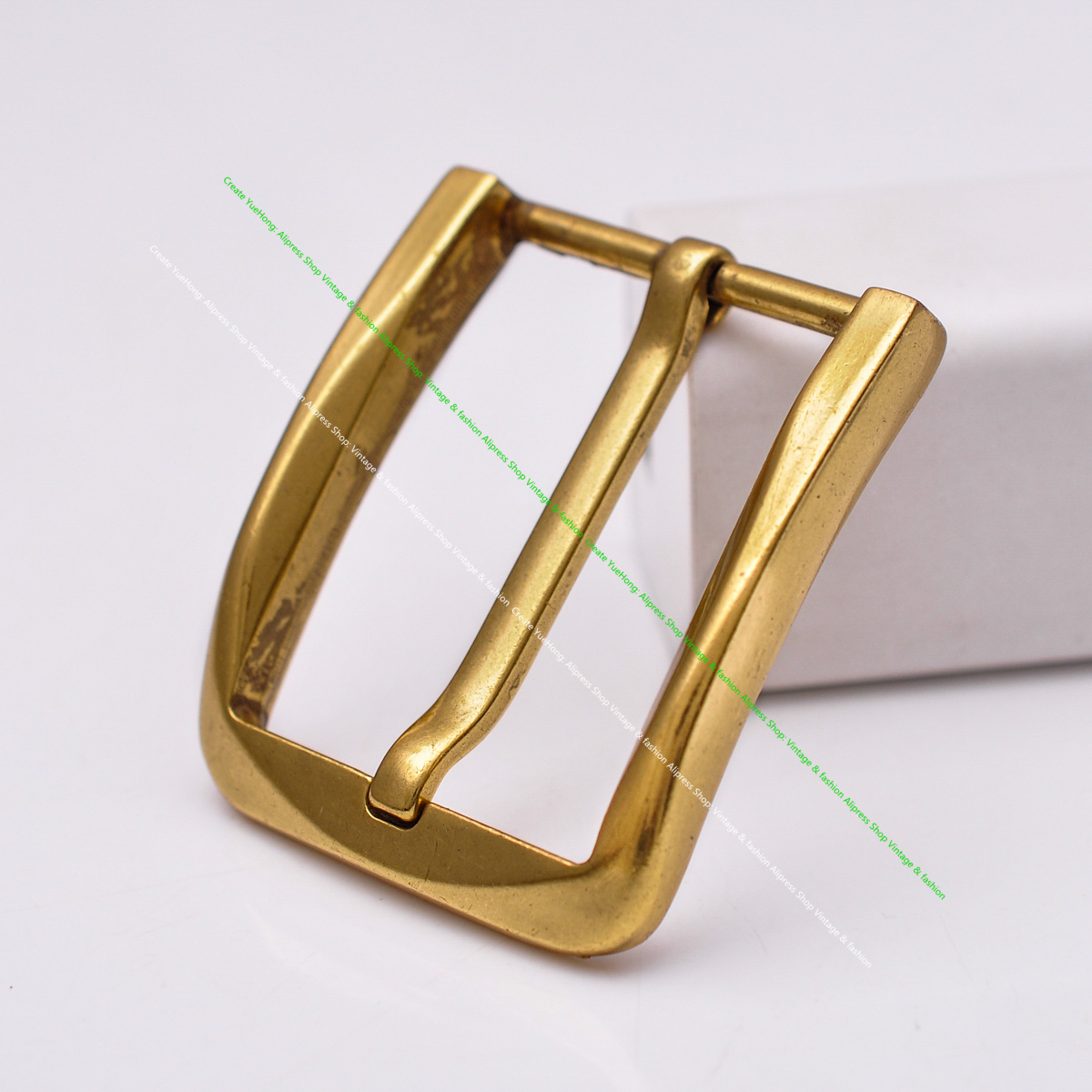Sturdy Brass Plated Belt Pin Buckles for Men Classic Buckle Jeans Accessory DIY Leather Craft BELT Fit 35mm