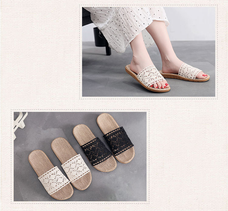 Women's Casual Lace Flat Shoes Elegant Indoor Summer Style_voghion.com