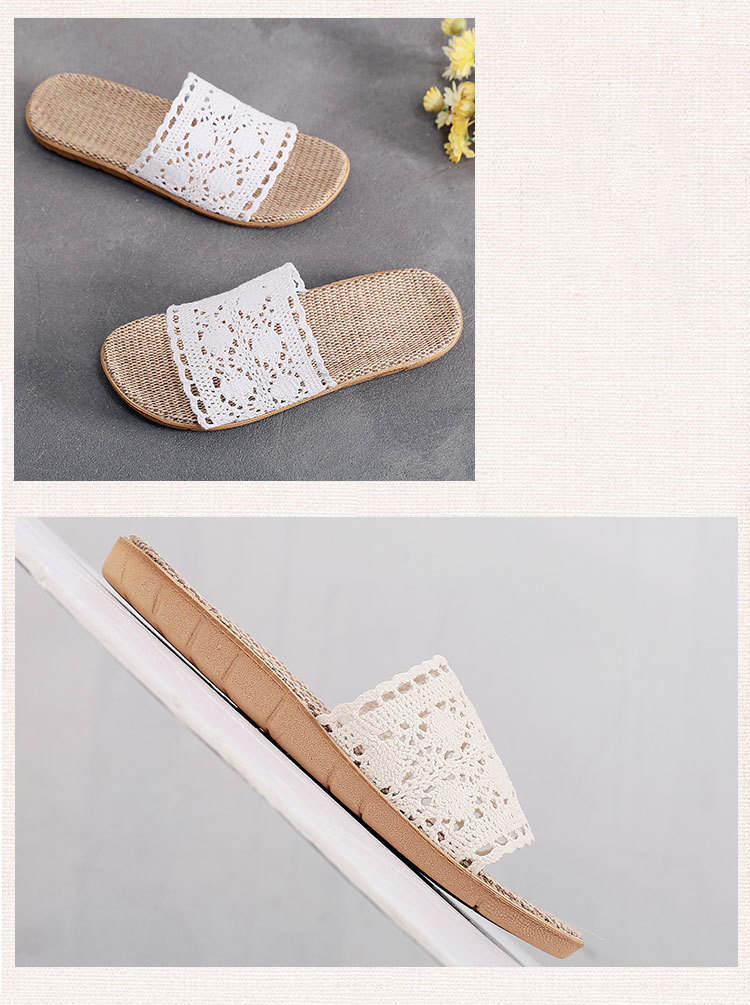 Women's Casual Lace Flat Shoes Elegant Indoor Summer Style_voghion.com
