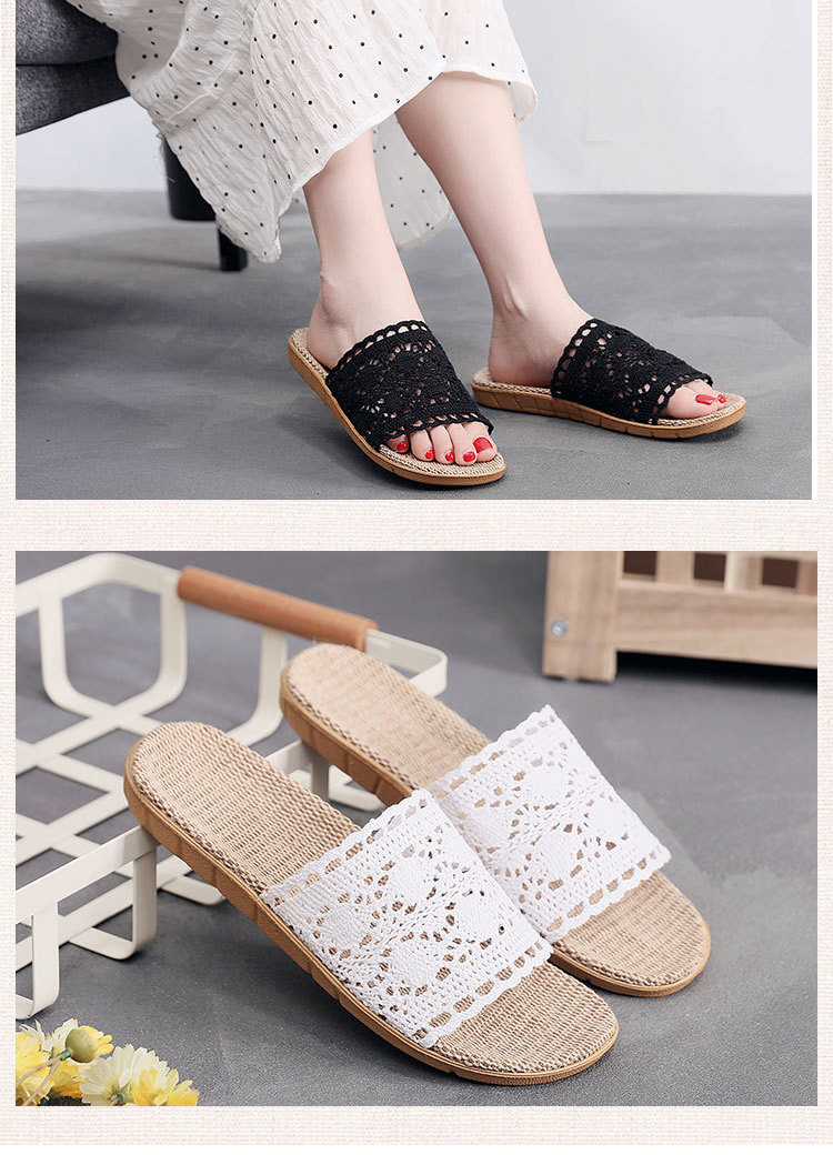 Women's Casual Lace Flat Shoes Elegant Indoor Summer Style_voghion.com