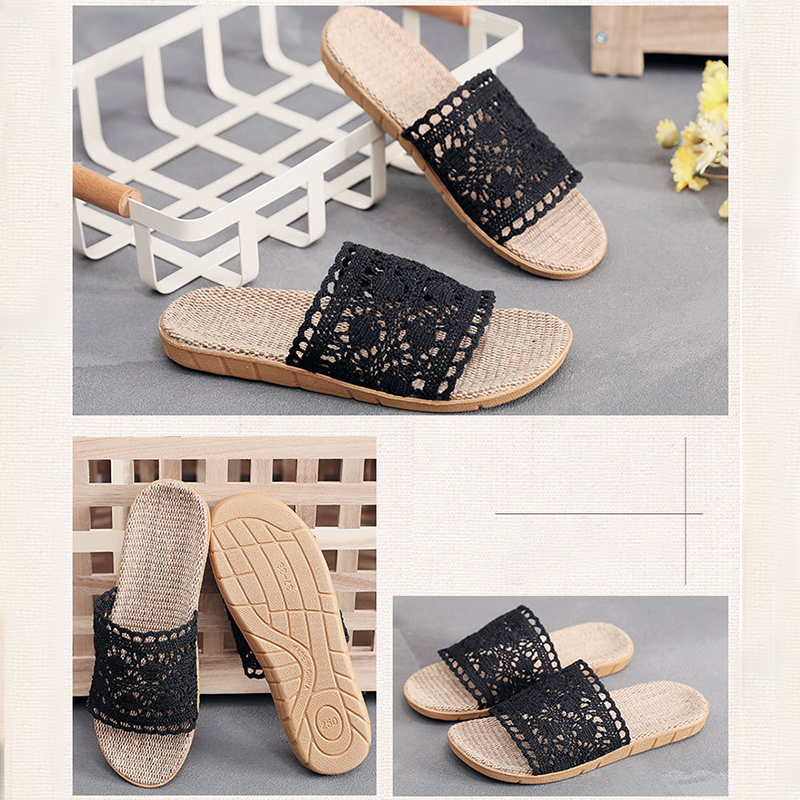 Women's Casual Lace Flat Shoes Elegant Indoor Summer Style_voghion.com