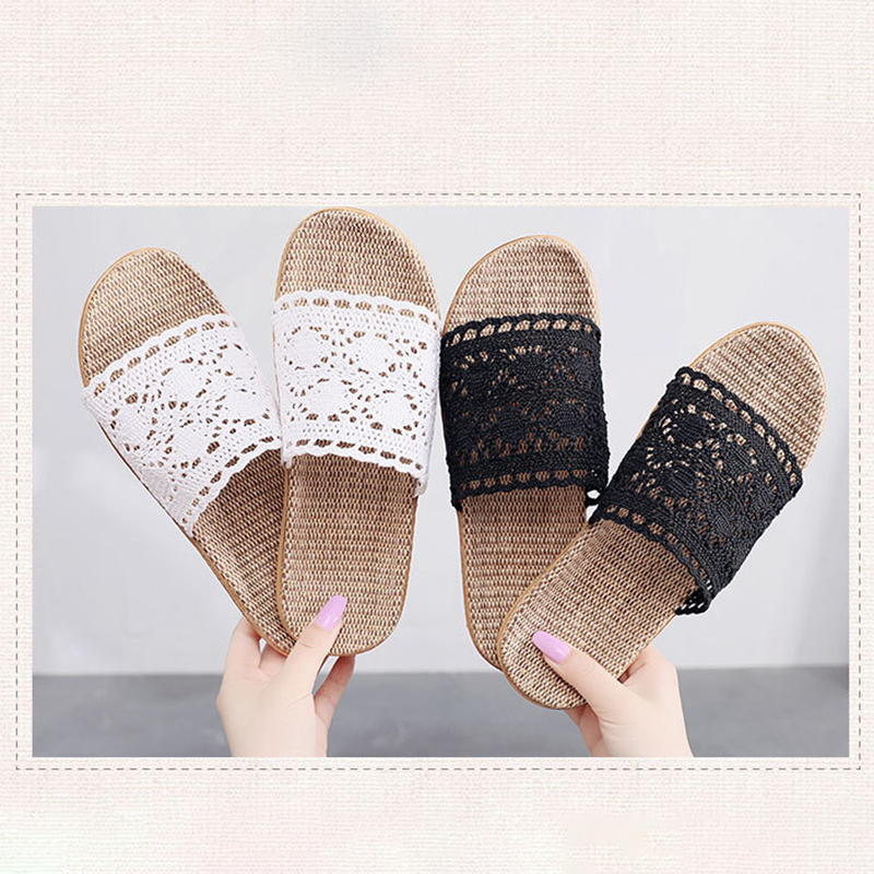 Women's Casual Lace Flat Shoes Elegant Indoor Summer Style_voghion.com