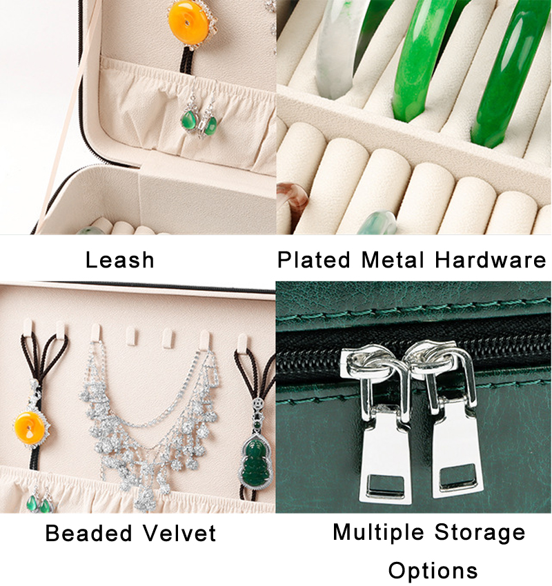 Large Capacity Bracelets Storage Case Leather Fabric Jewelry Box Bangle Organizer Business Jewelry Packaging