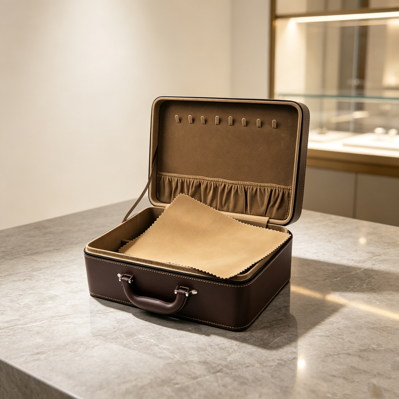 Large Capacity Bracelets Storage Case Leather Fabric Jewelry Box Bangle Organizer Business Jewelry Packaging