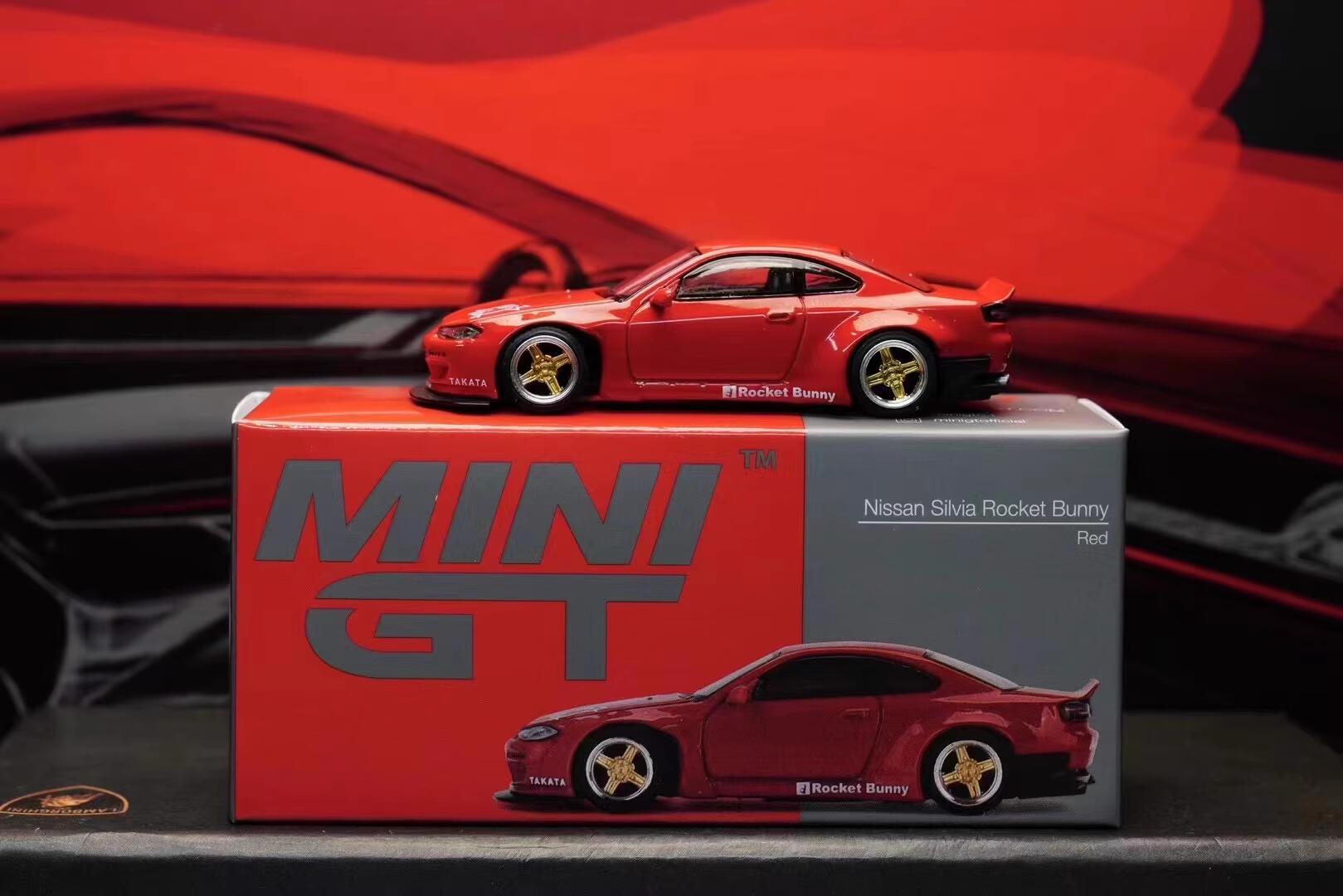 MINIGT 1/64 Pandem ニッサン GT-R 68 R35 MINI GT 68 LB WORKS Nissan GT-R (R35) White Type 2, Rear Wing ver