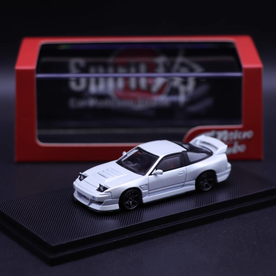 まいまい MICRO TURBO] 1:64 Custom 180SX MIYABI Black