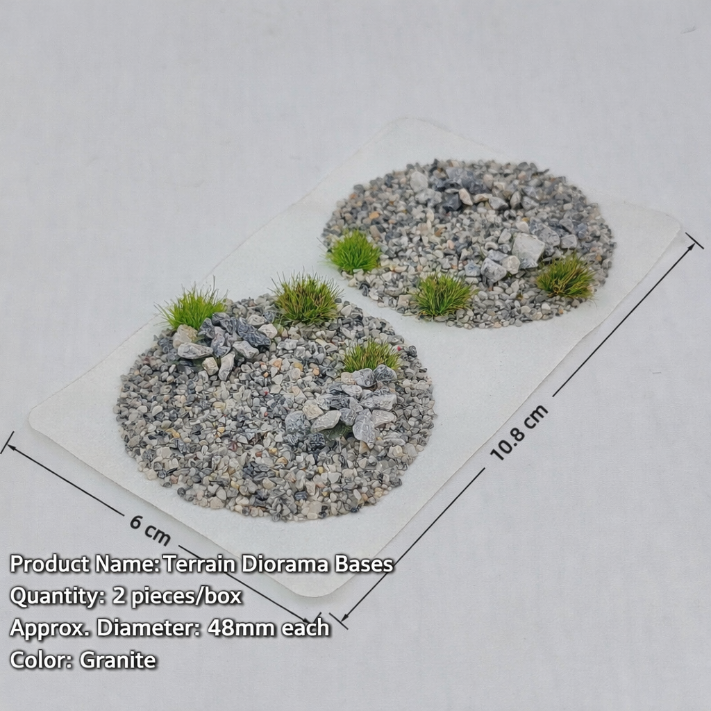 Wargame Base Terrain Stickers Grass Gravel Diorama Base Decor