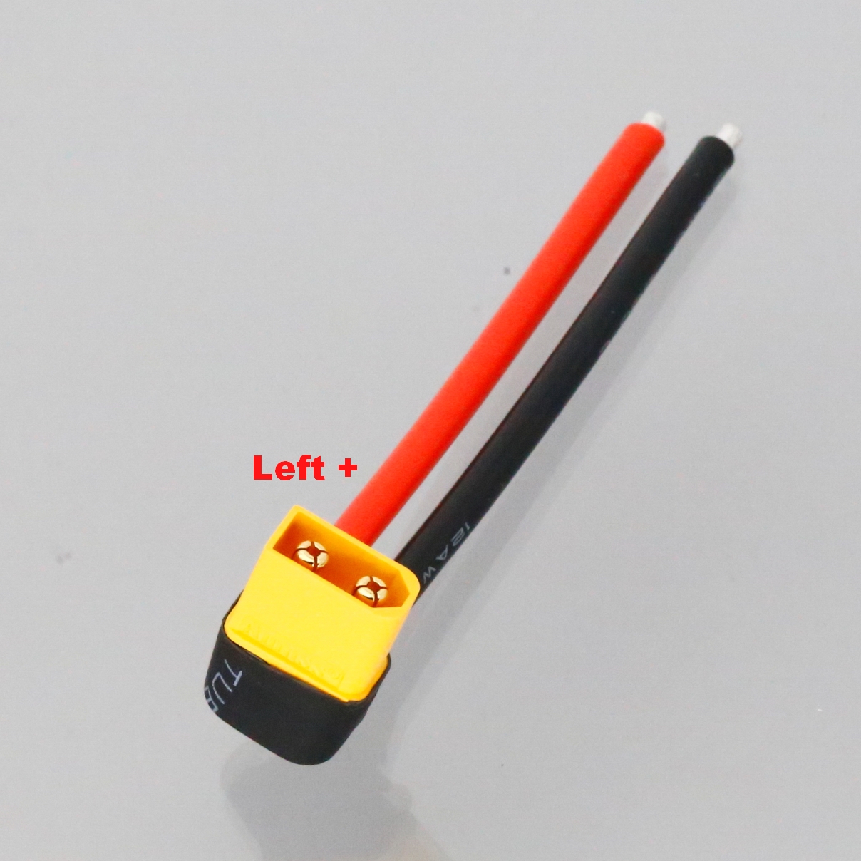 Battery Port 90 Degree Turn XT90 XT60 Deans EC5 Male 10cm Wire DIY End ...